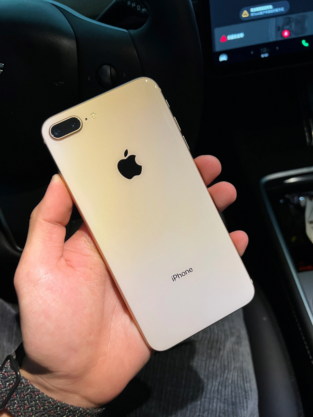 苹果8plus金色真实图片图片
