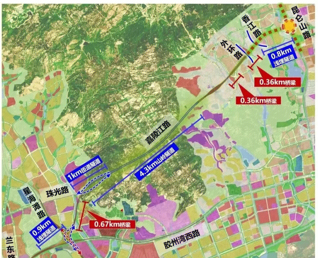 辽阳路高架远期规划图图片