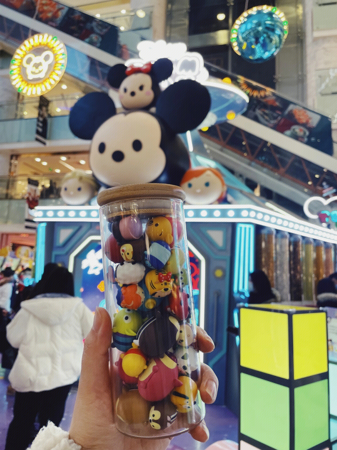 装可爱迪士尼松松罐tsumtsum