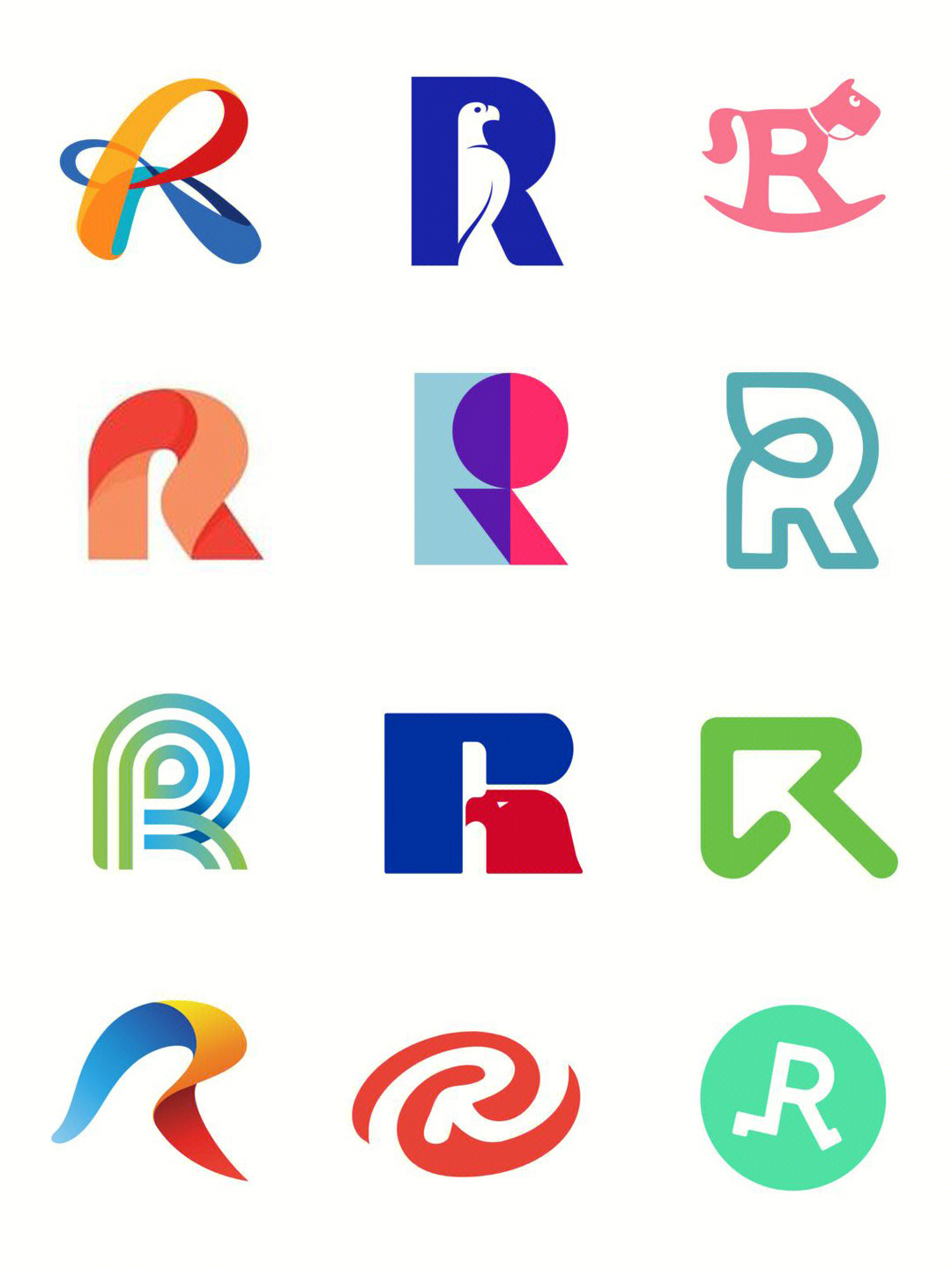 r字母创意设计图片图片