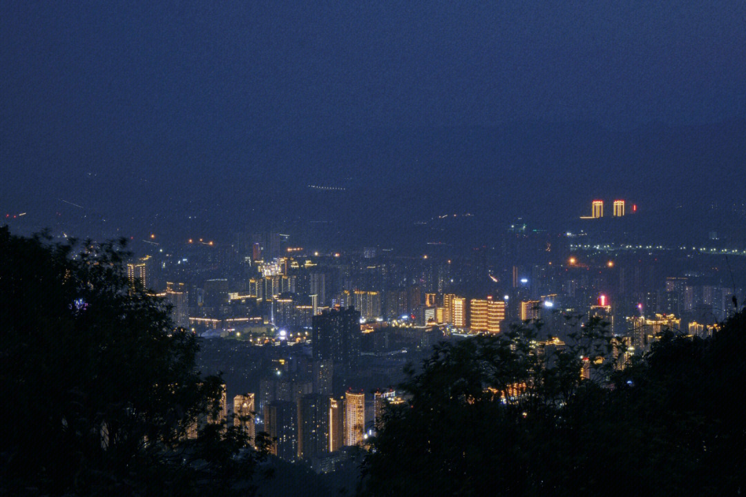 达州夜景上央视图片