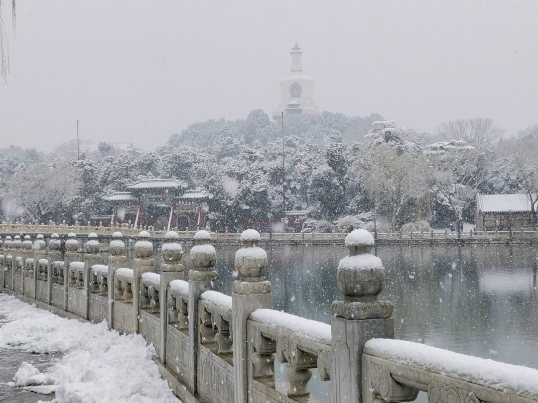 雪后的北海