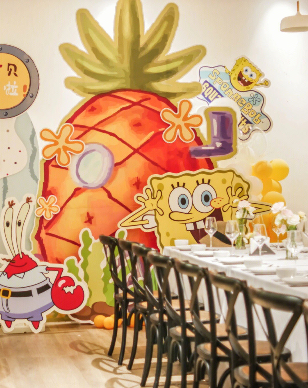 上海海绵宝宝主题餐厅图片