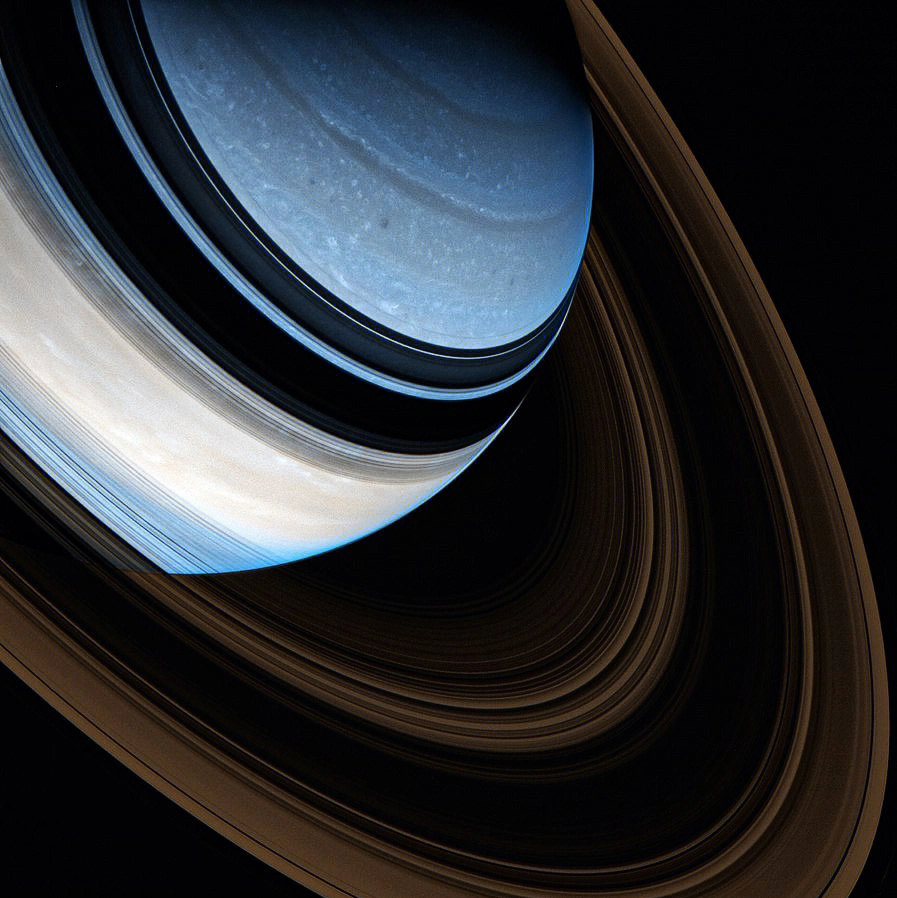土星真实图片