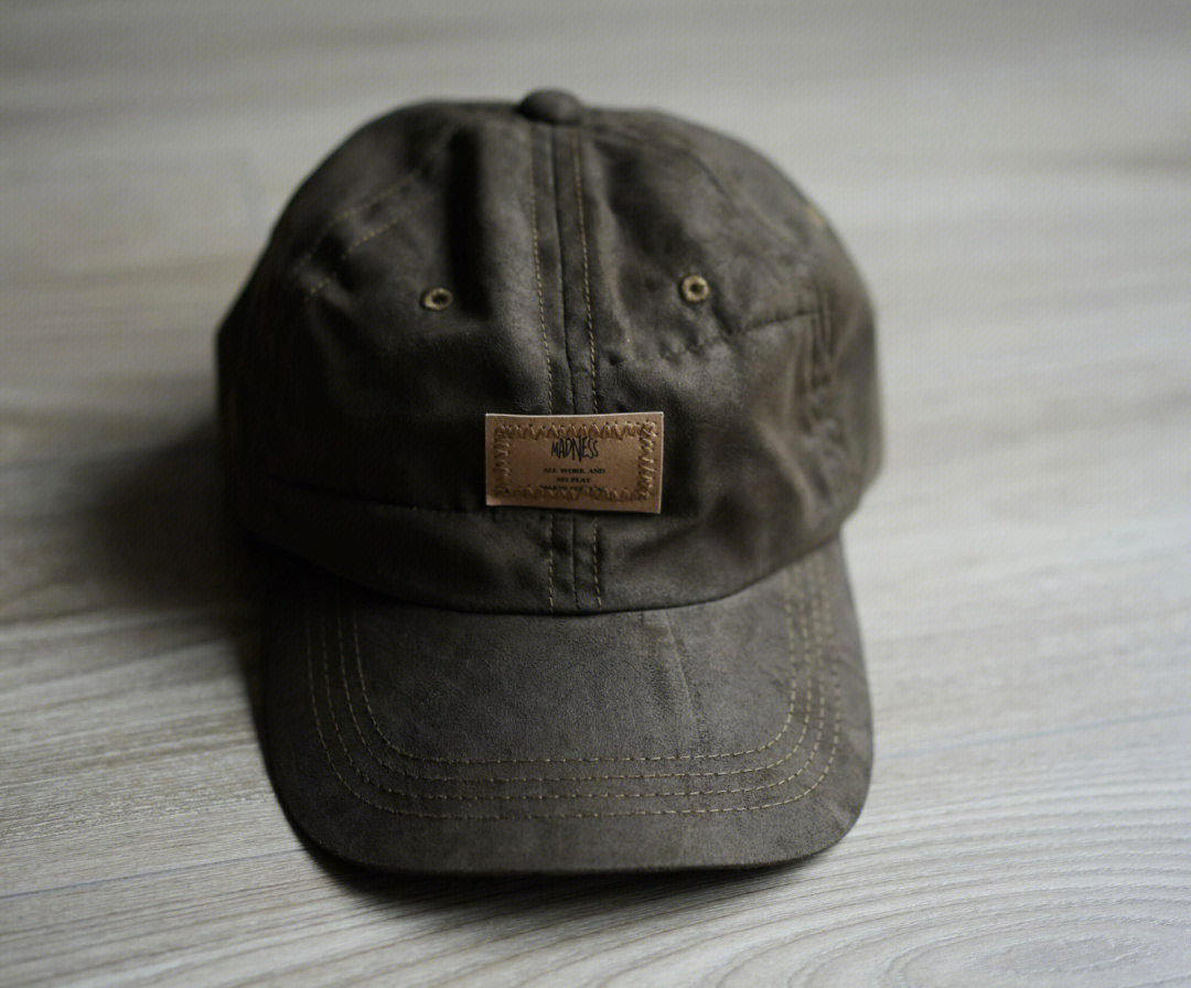 madness washed suede cap 22aw帽子