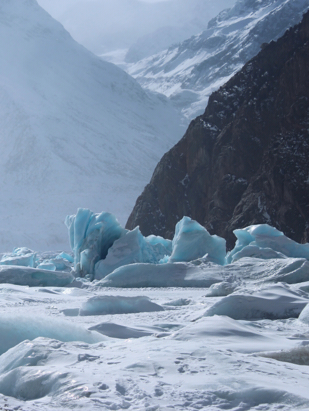 西藏旅行遗落在地球的蓝色冰川