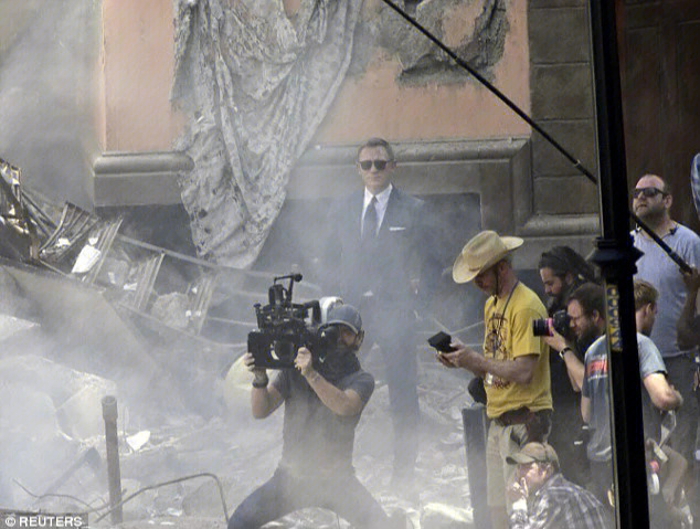 007幽灵党墨西哥拍摄现场花絮照片