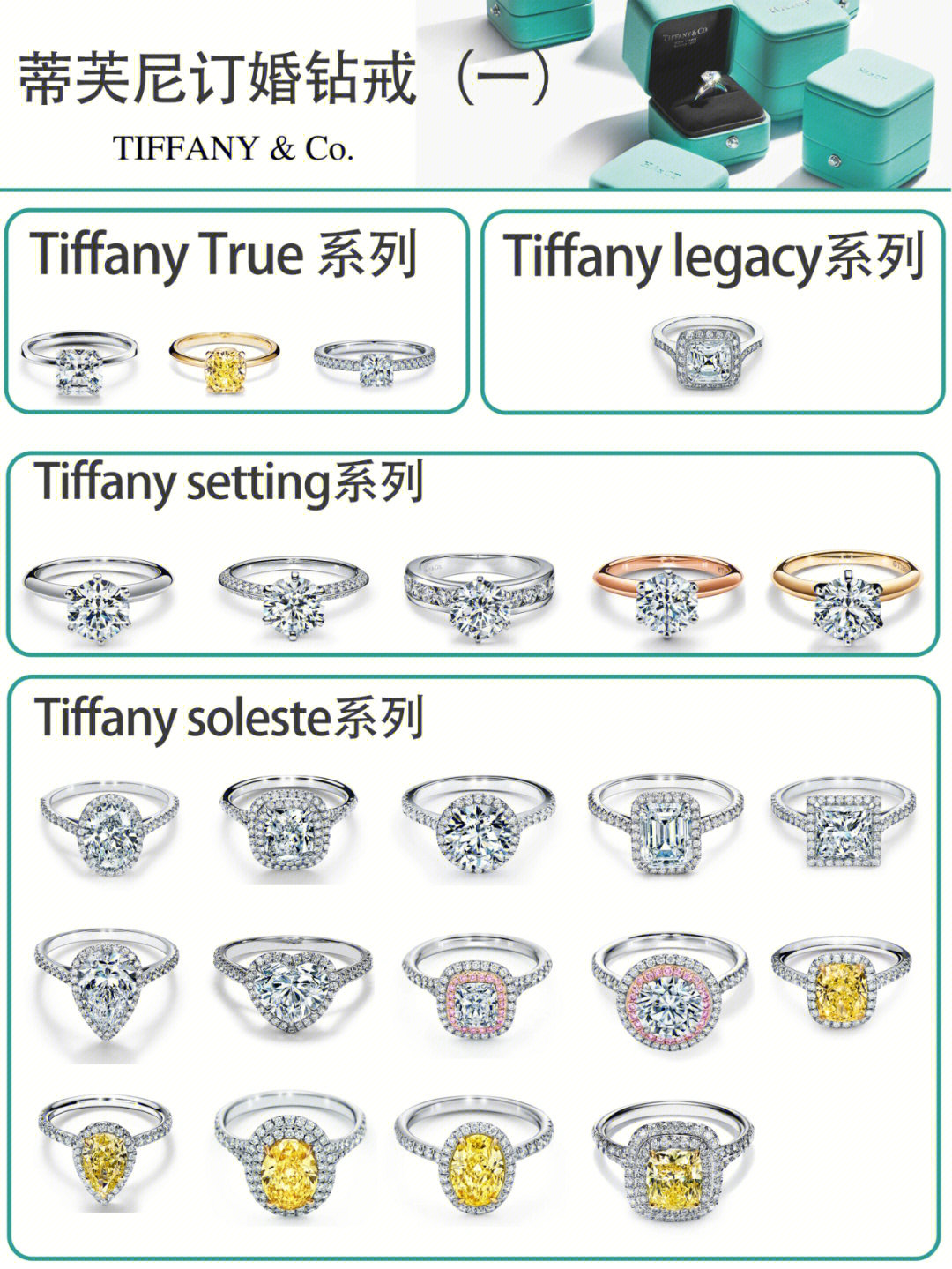 tiffany钻戒官网价格表图片