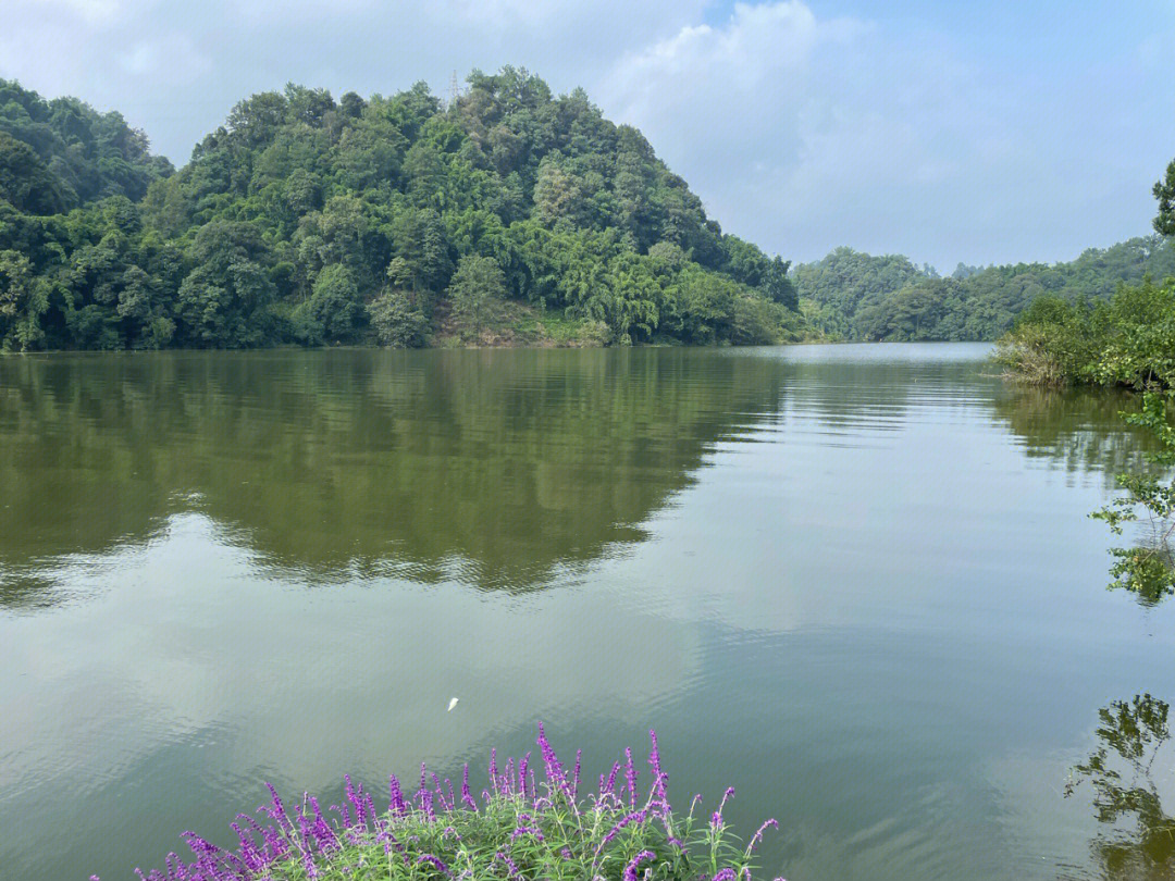 潼南凉风垭朝阳湖公园图片