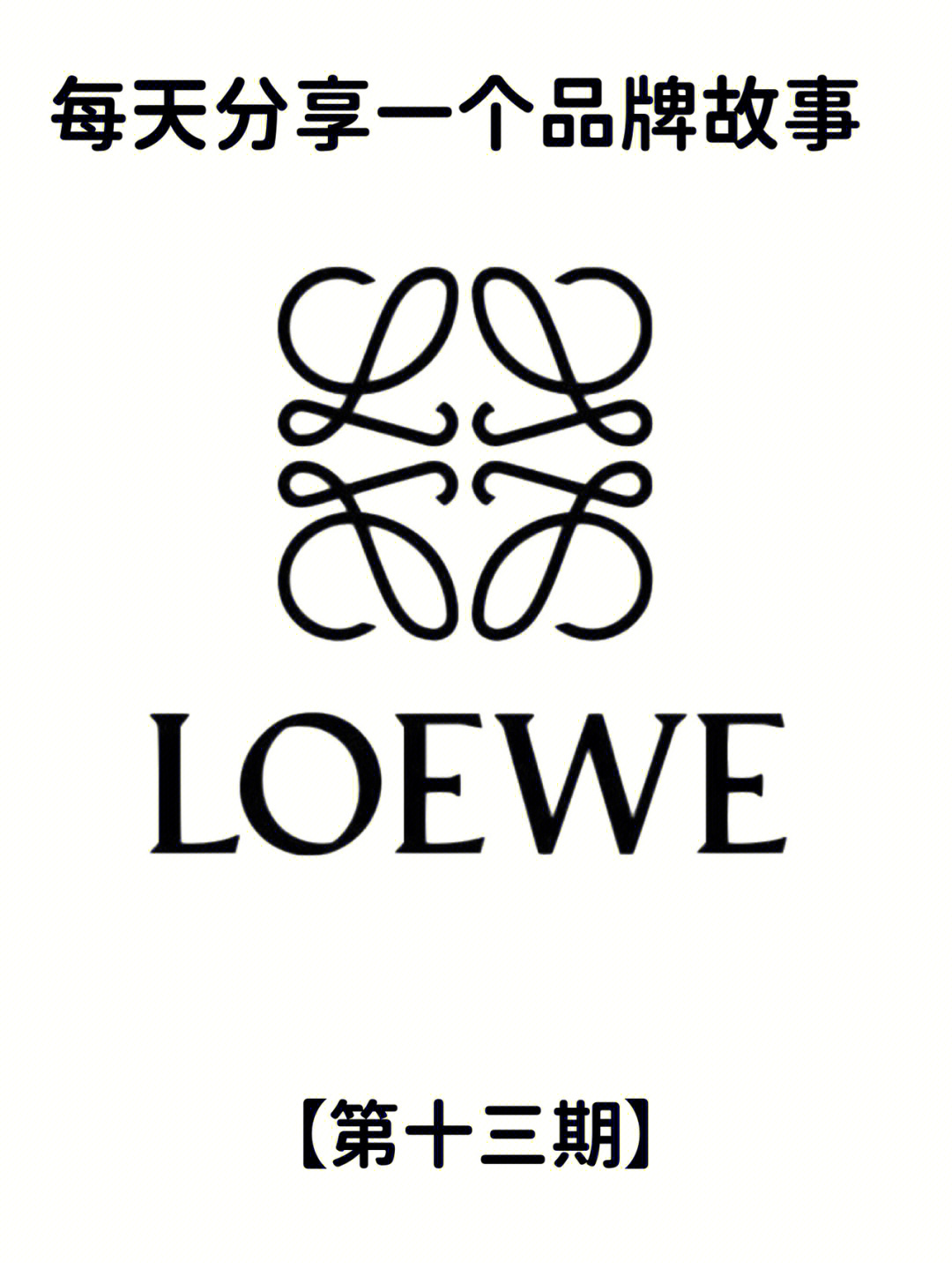 每天认识一个品牌loewe罗意威