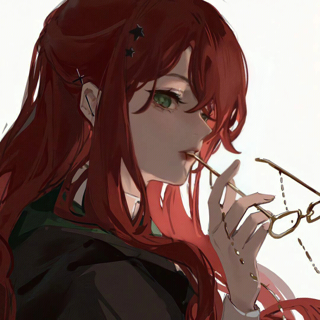 动漫头像丨女生头像丨红色头像