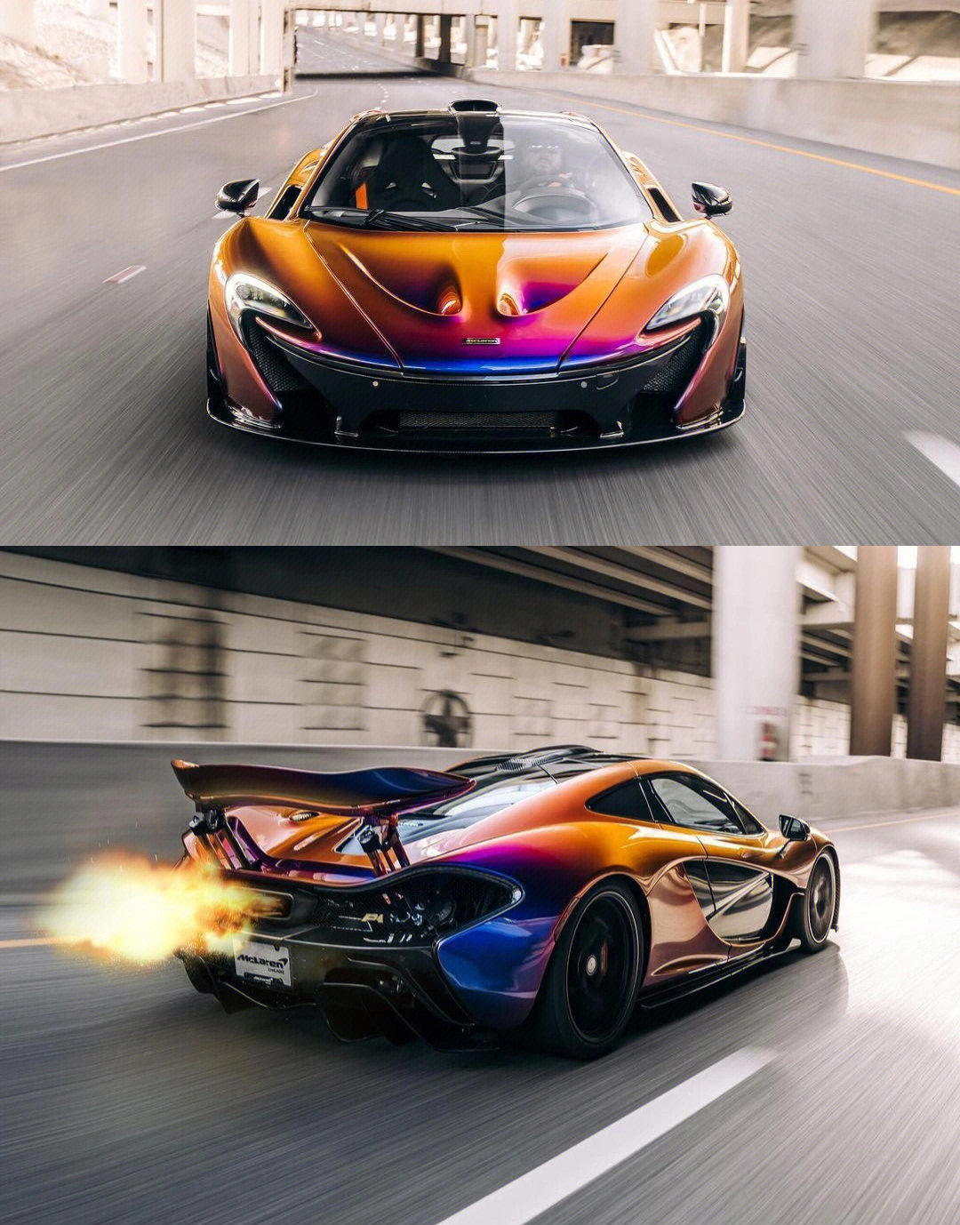 五彩火龙迈凯轮mclarenp1