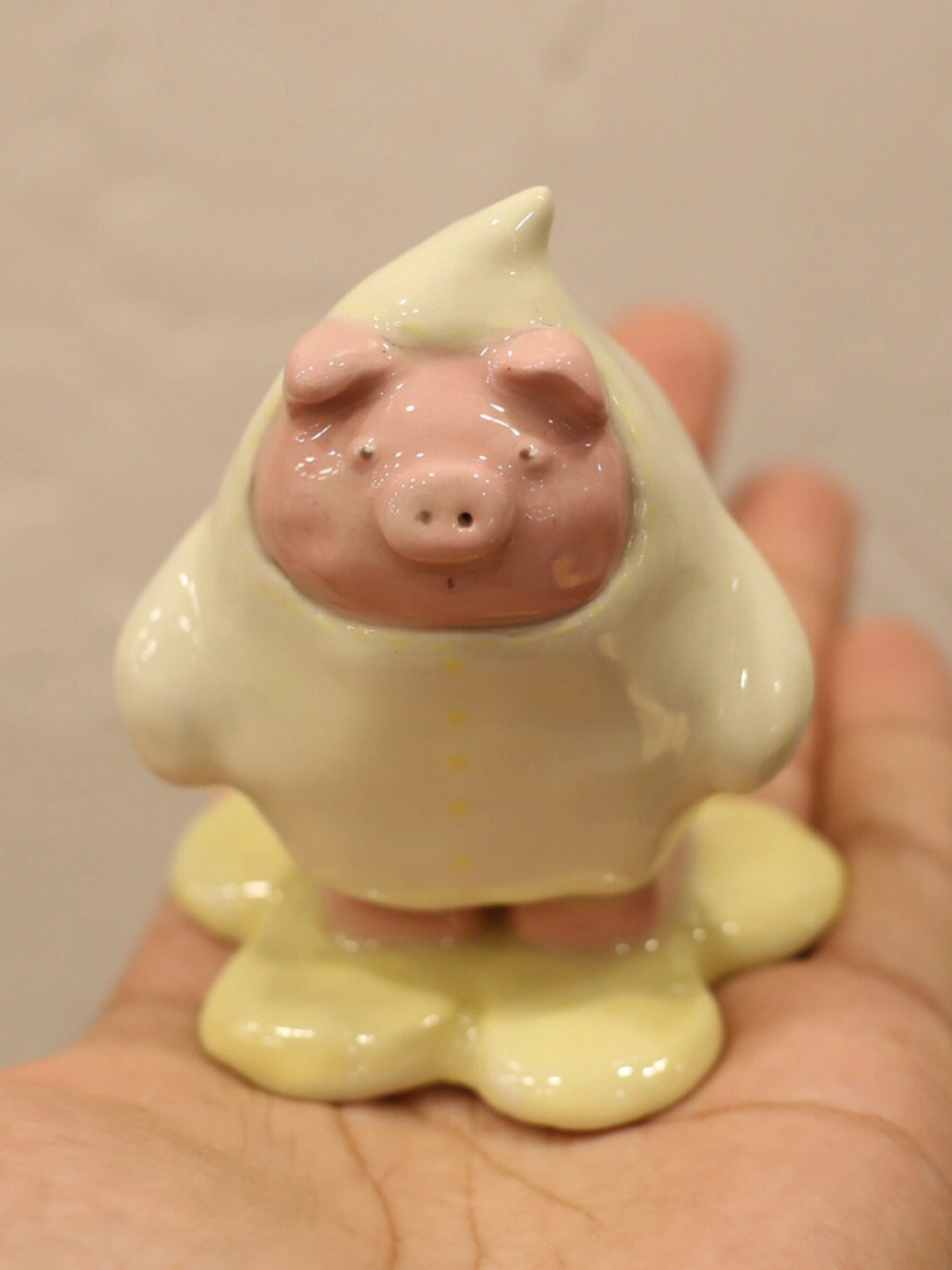陶艺捏塑小猪图片