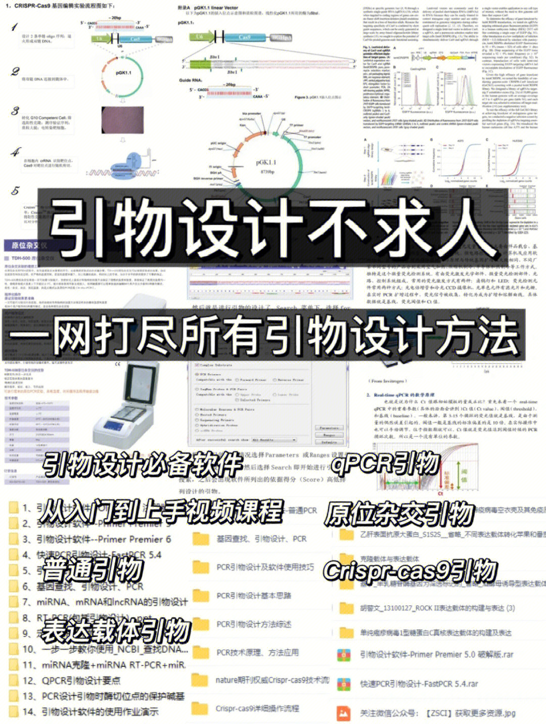 科研必备一网打尽所有引物设计方法75