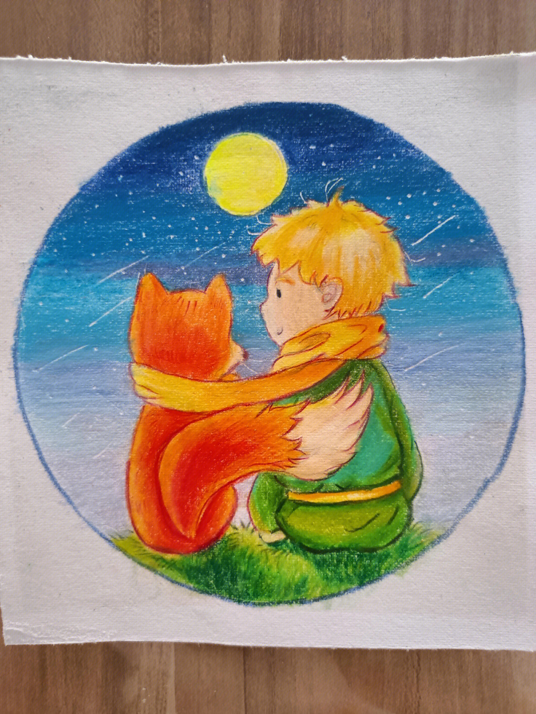 小王子和狐狸简笔画图片