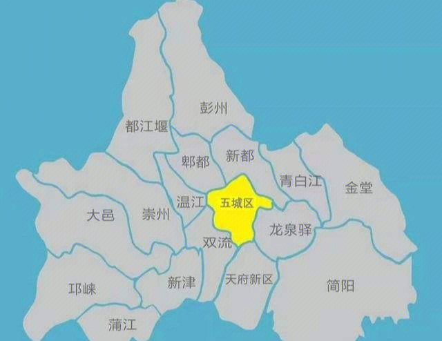 成都五大主城区