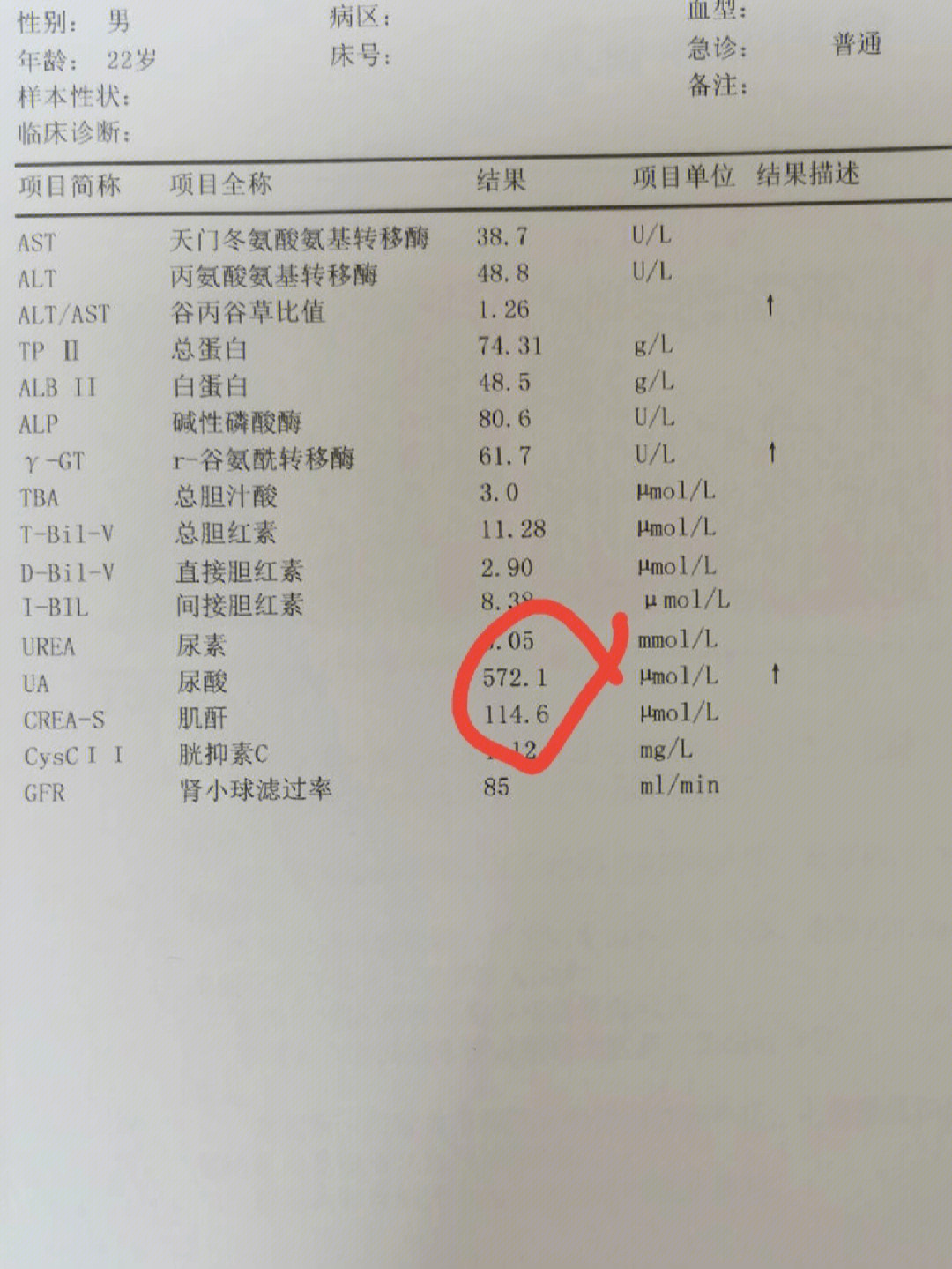 两个月尿酸572降到310全过程