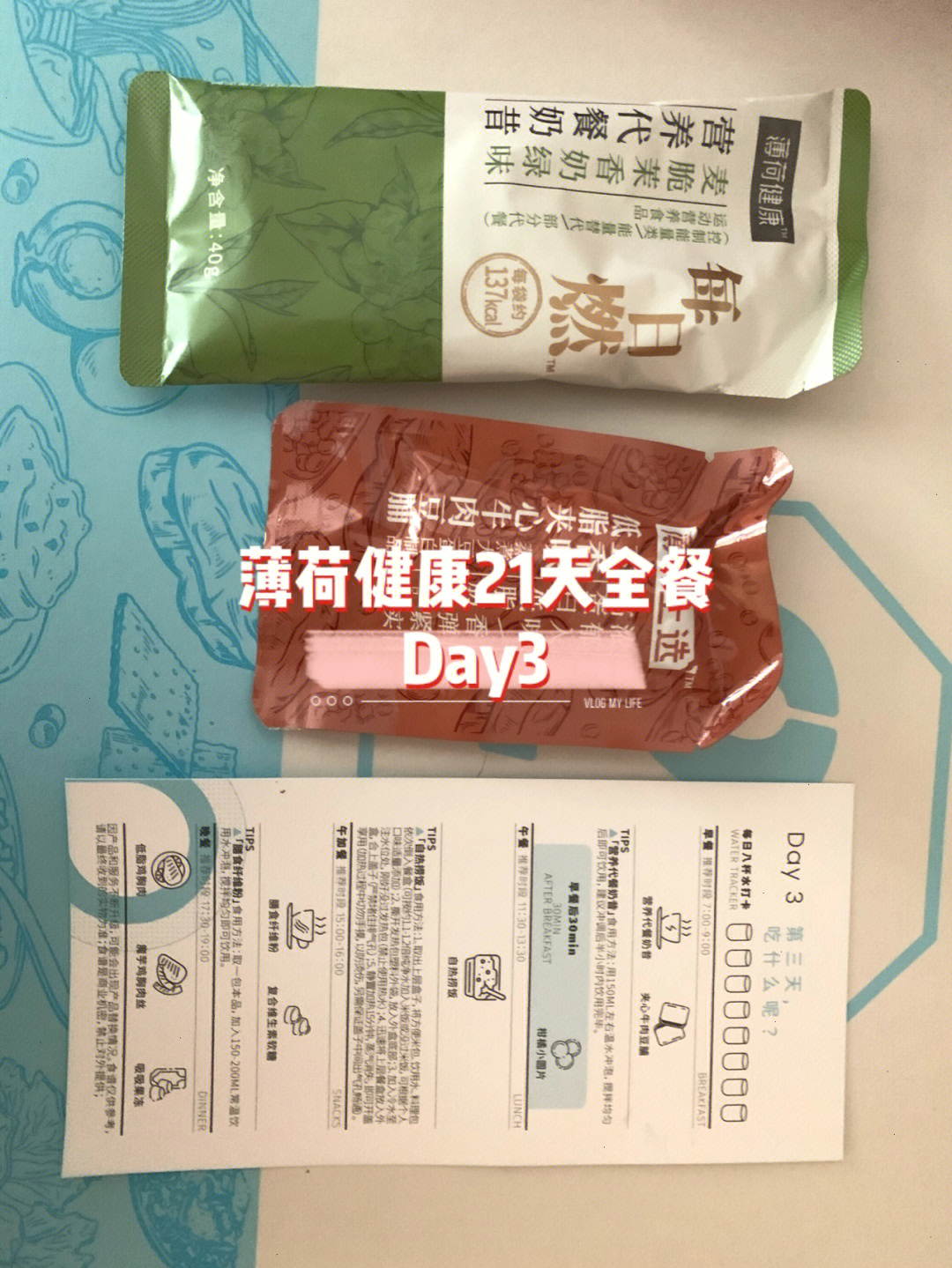 薄荷草的样子记录卡图片