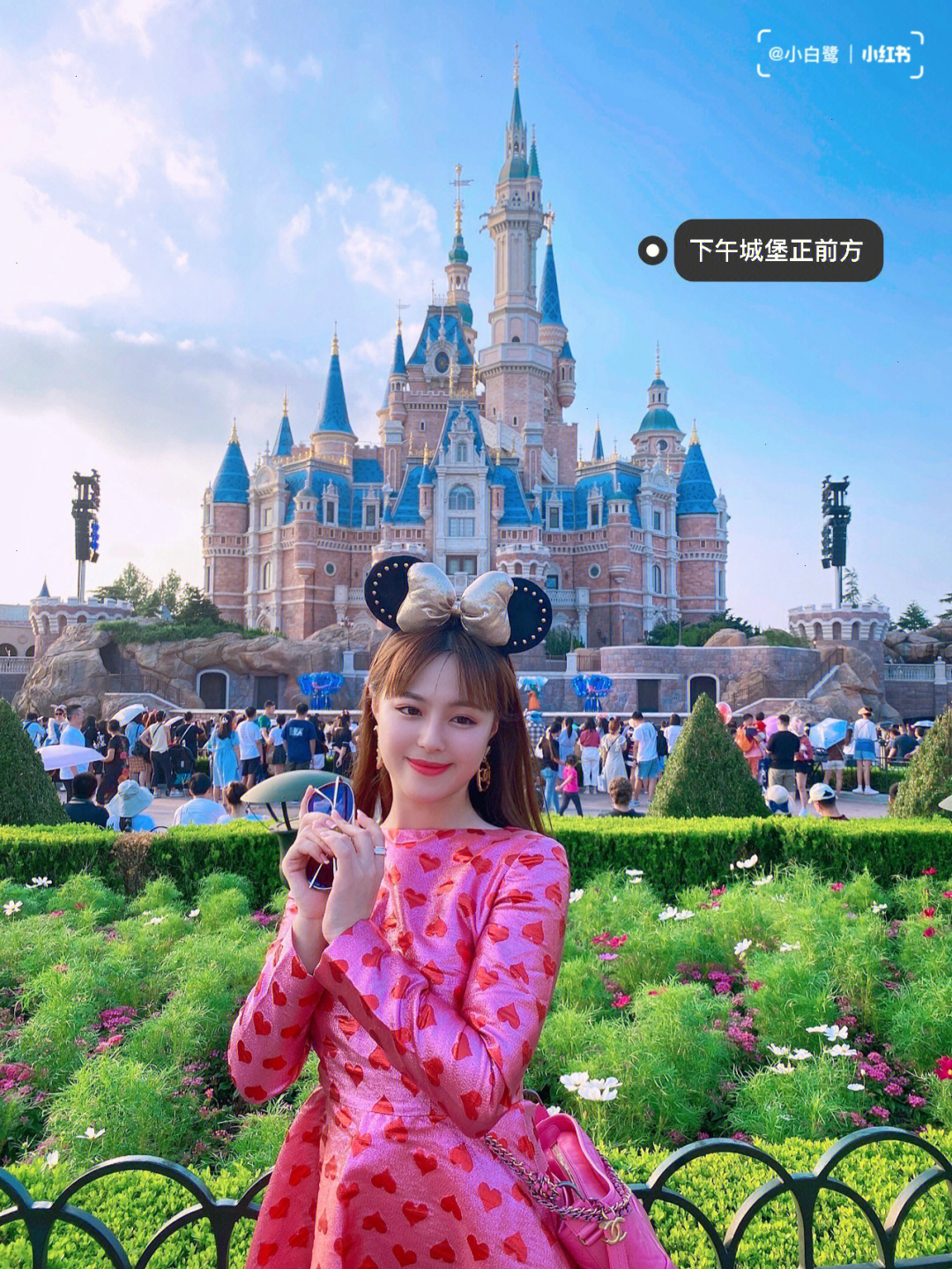 上海迪士尼游客照图片