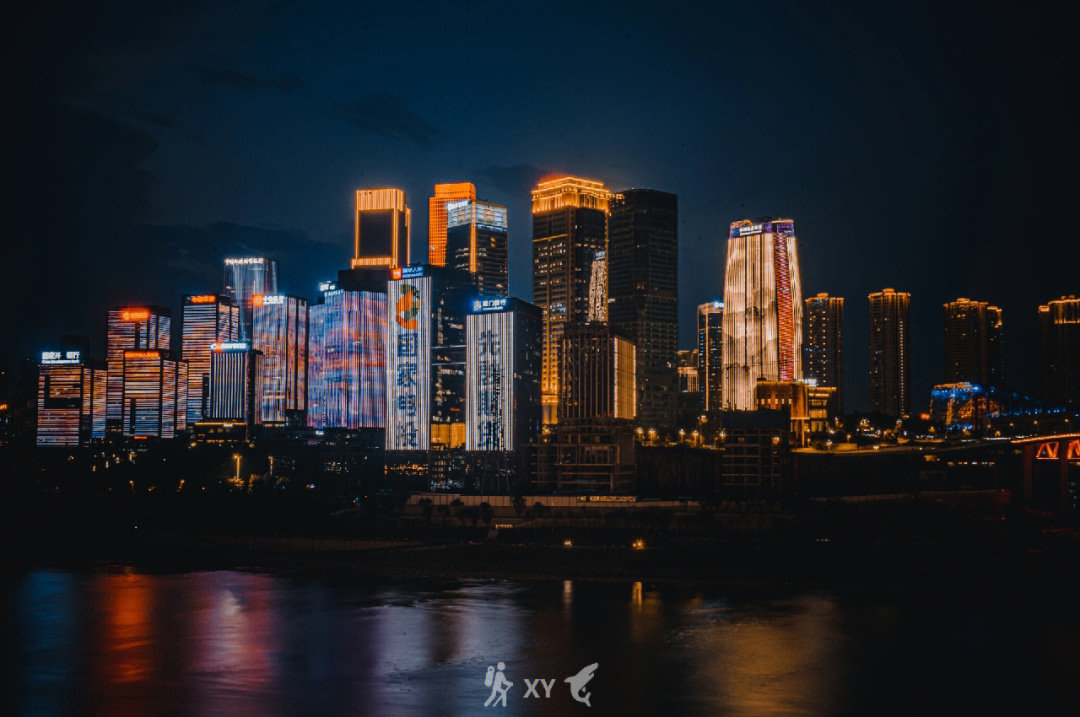 重庆嘉陵江夜景描写图片