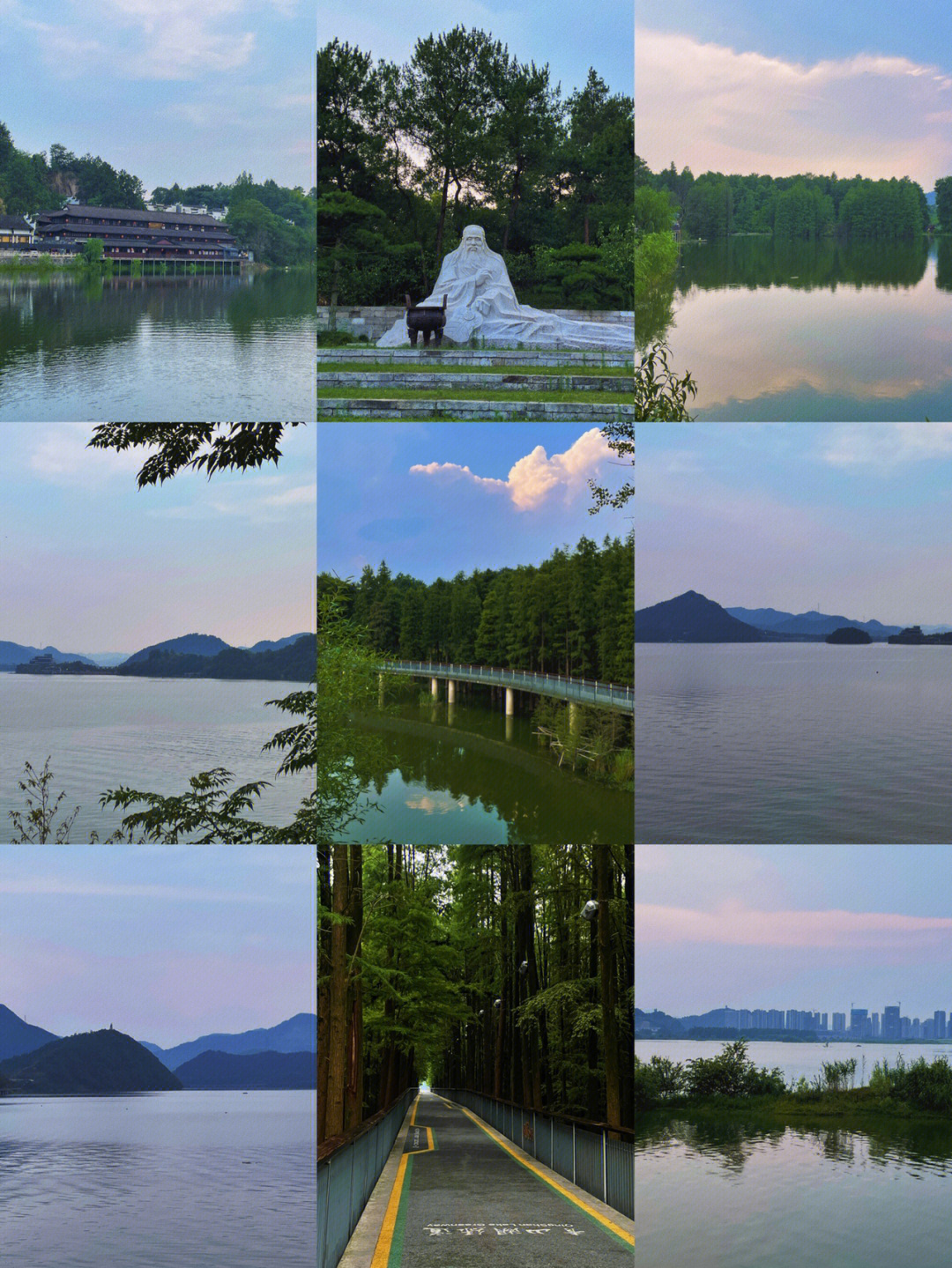 杭州旅游临安第一景青山湖风景区