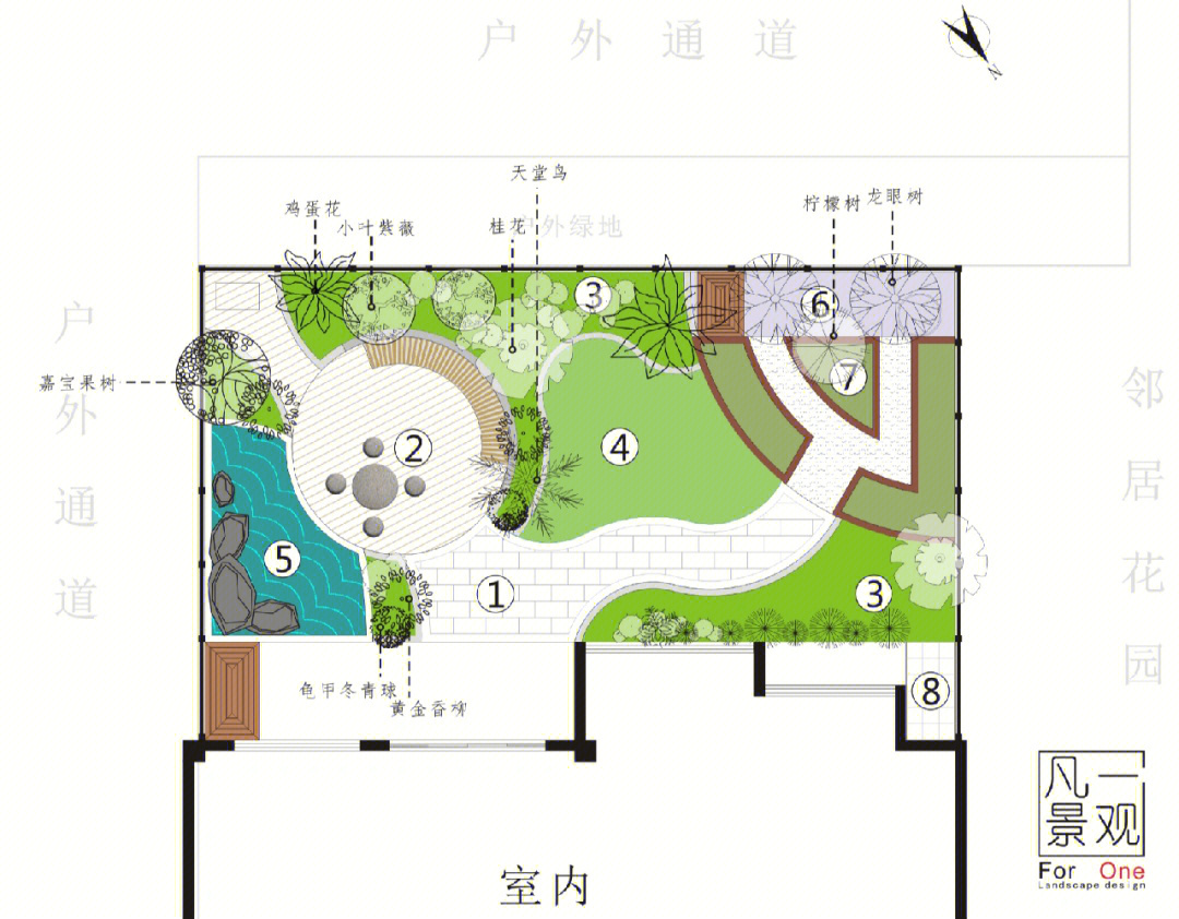 庭院设计别墅露台设计26广州南沙