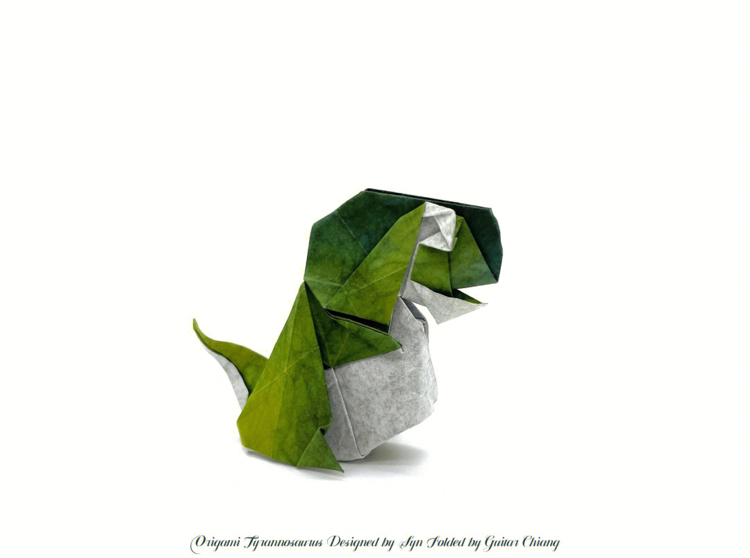 折纸恐龙 立体复杂图片