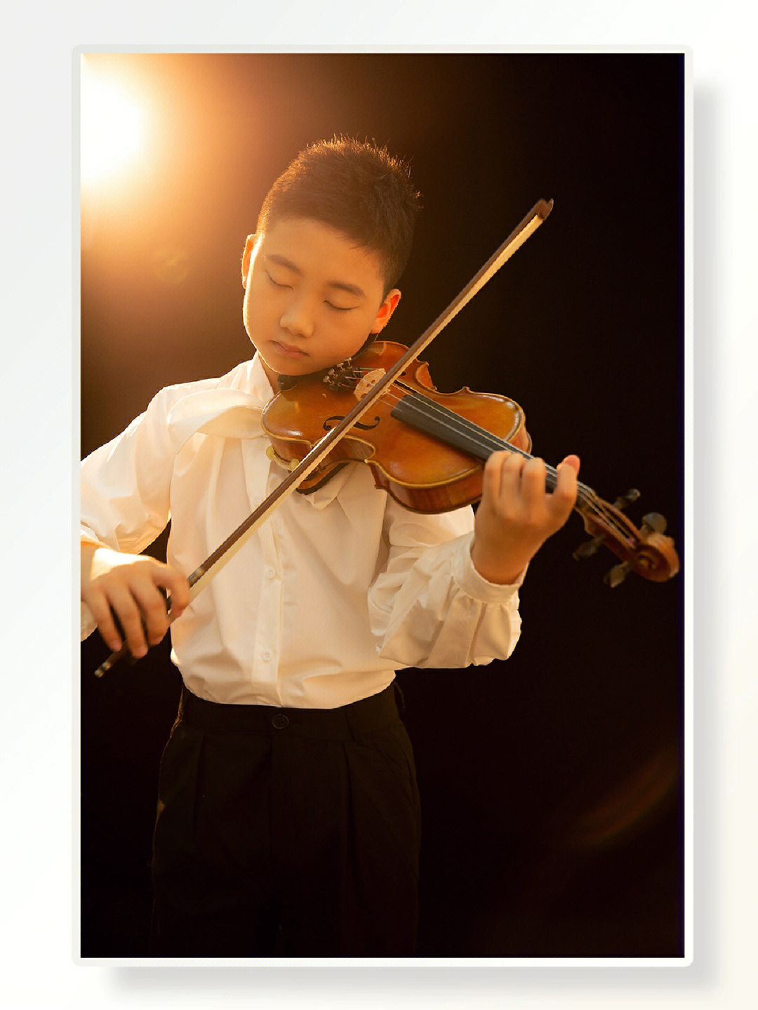 小提琴儿童照深圳广州儿童写真摄影照