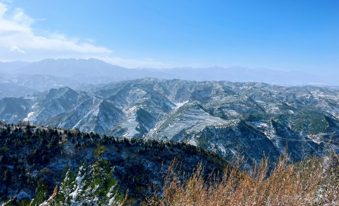 秦岭雪景哪里最美图片