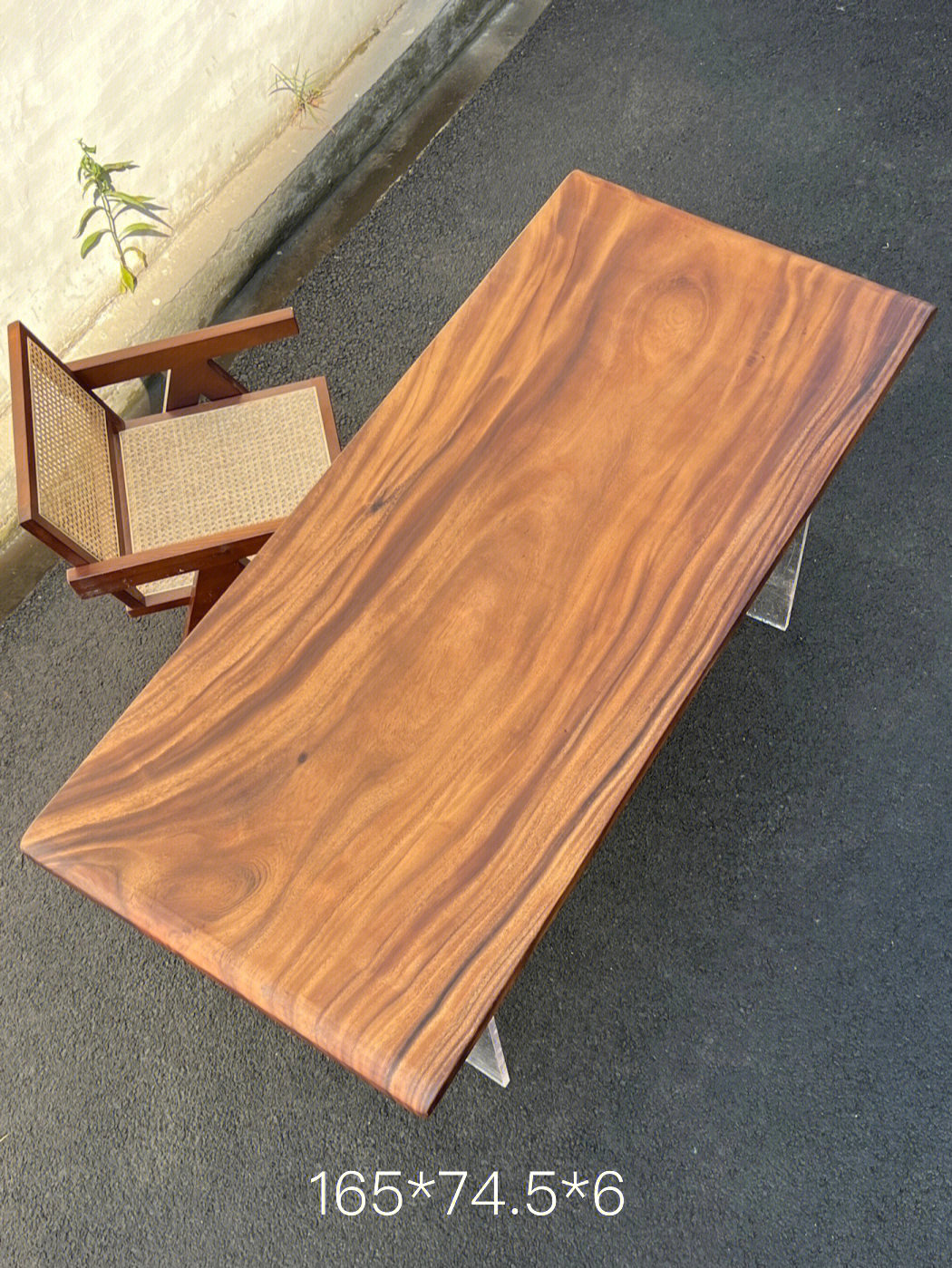 南美胡桃木实木大板整板无拼接原木大板