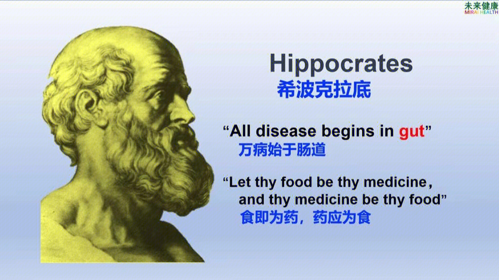 现代医学的鼻祖,希波克拉底先生在2400多年前说:所有的疾病始于肠道!