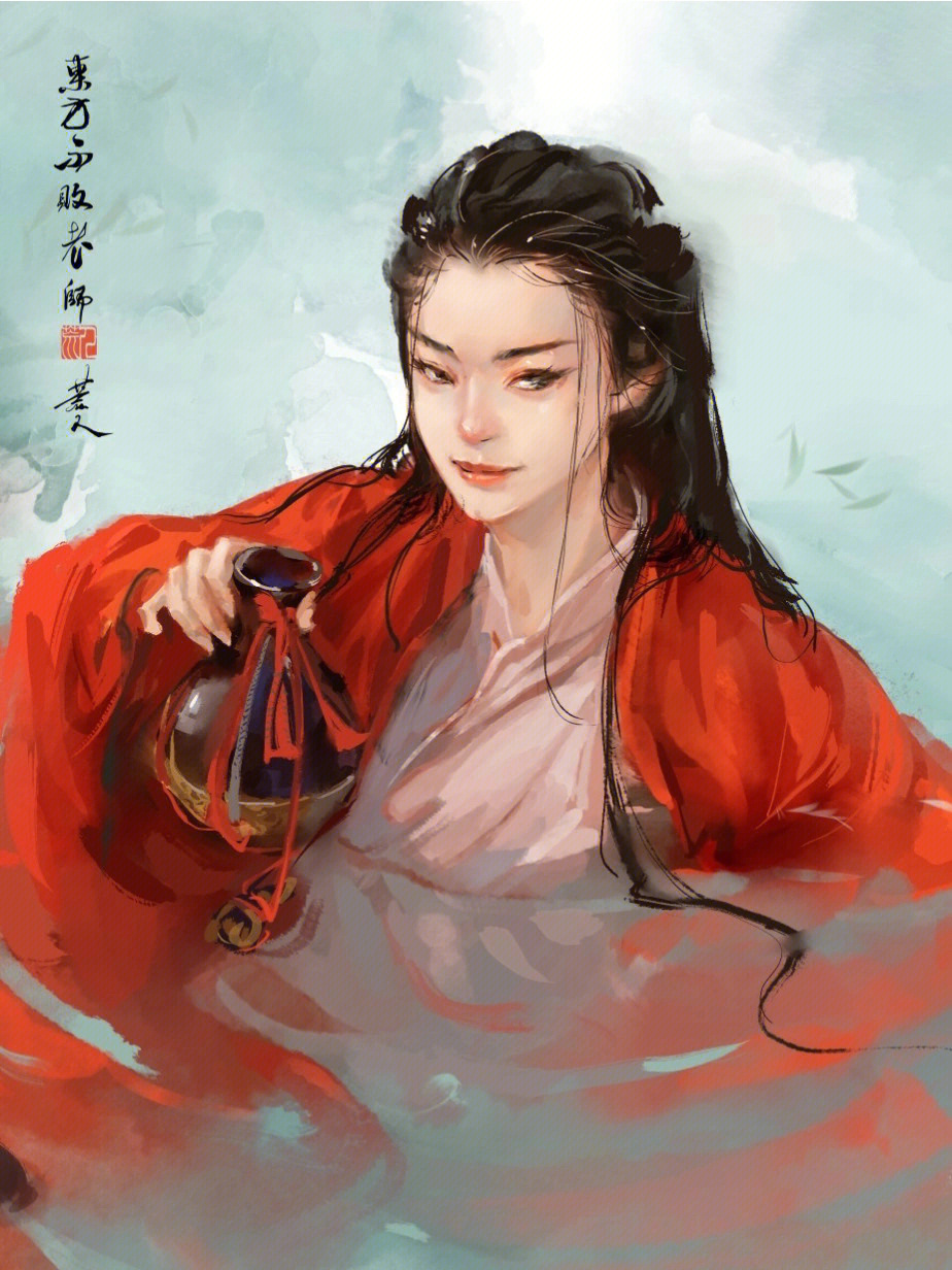 东方不败插画图片