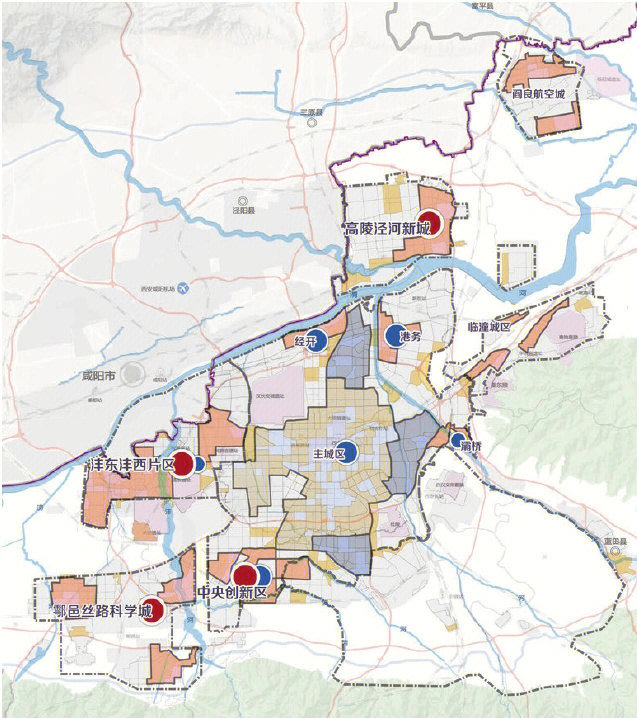 鄠邑区城区规划图图片