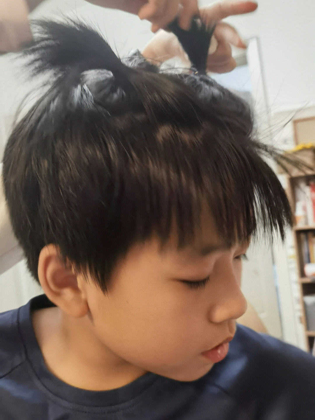 男童头顶小辫子发型图片