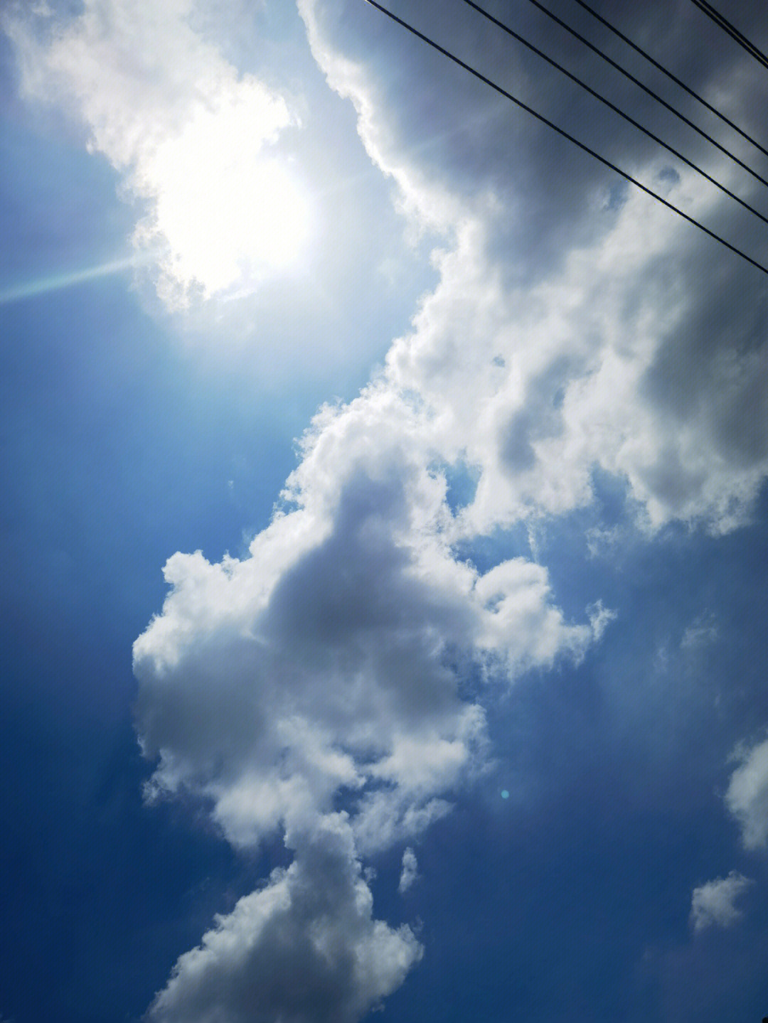 治愈系雨过天晴夏天天空