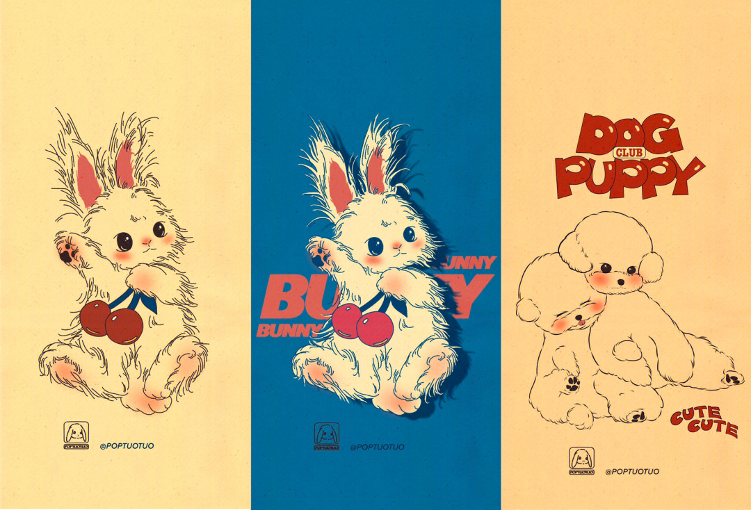 兔子和狗 手机壁纸图片