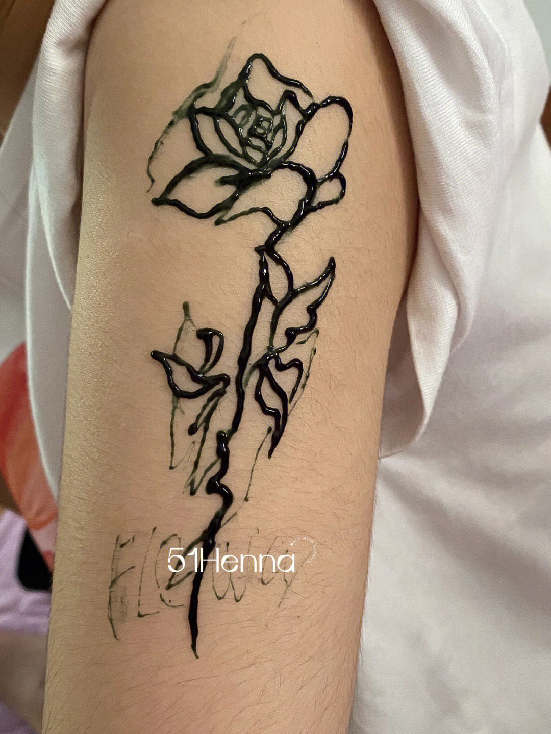海娜手绘纹身图案分享hennatattoo