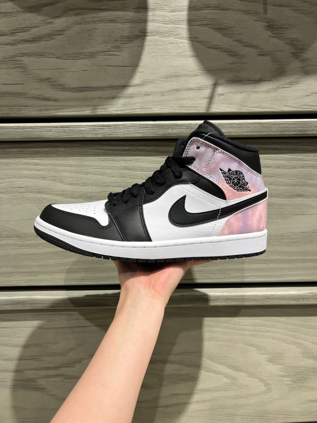 aj1扎染掉渣图片