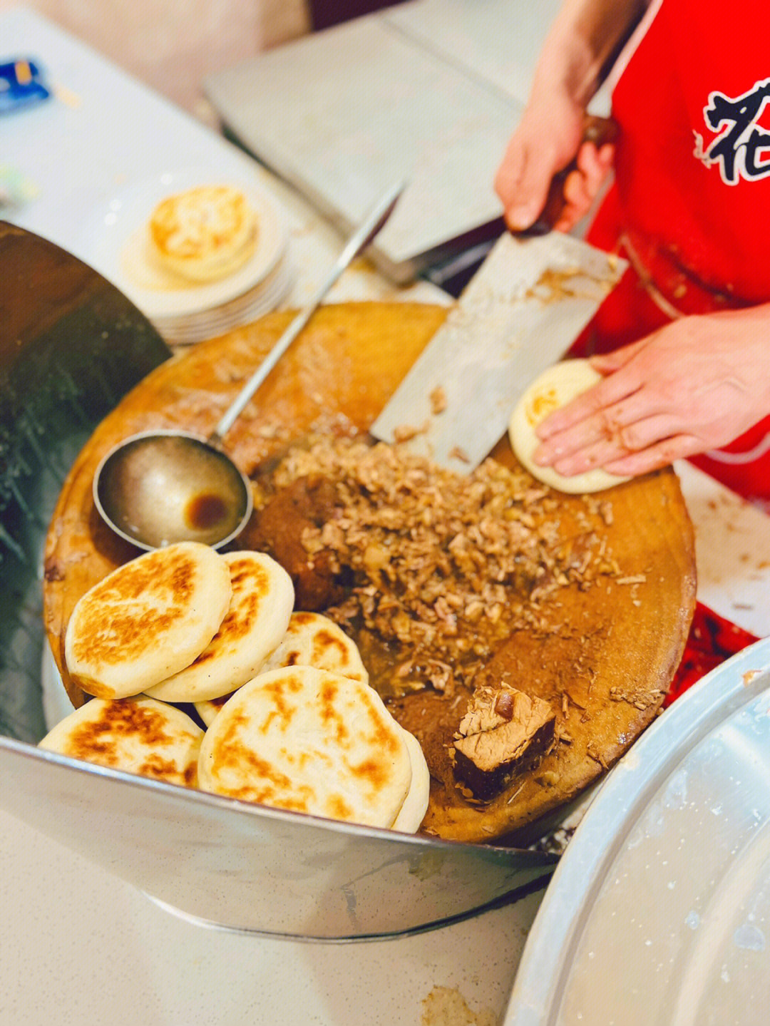 大同美食小眼熏肉套饼