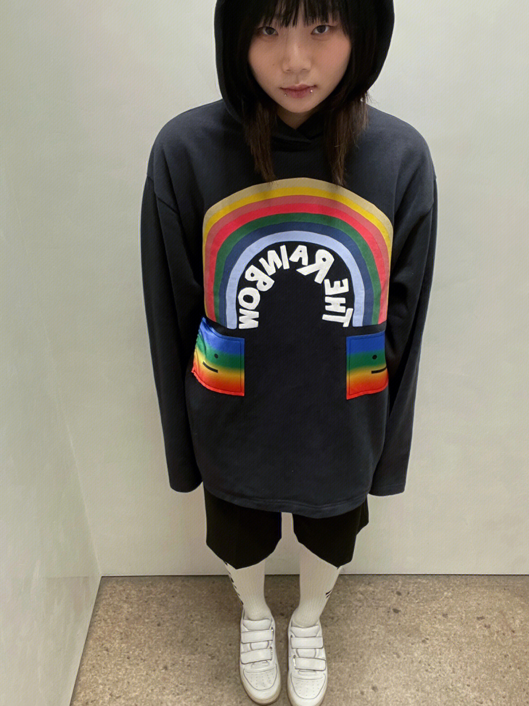 acne22fwrainbow系列卫衣