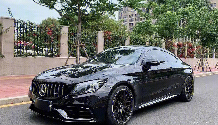 奔驰c63amg19寸锻造轮毂带胎整套