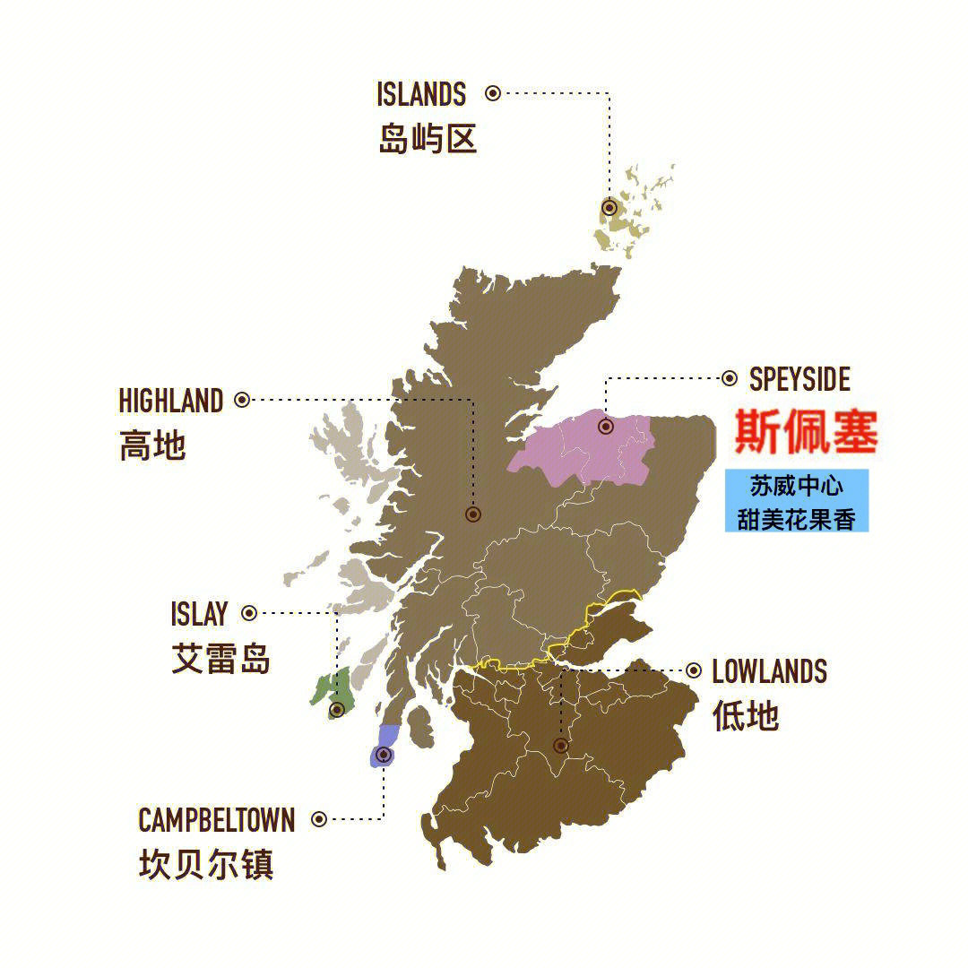 苏格兰最多酒厂的产区斯佩塞speyside