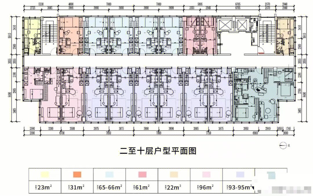 金科光明府公寓户型图图片