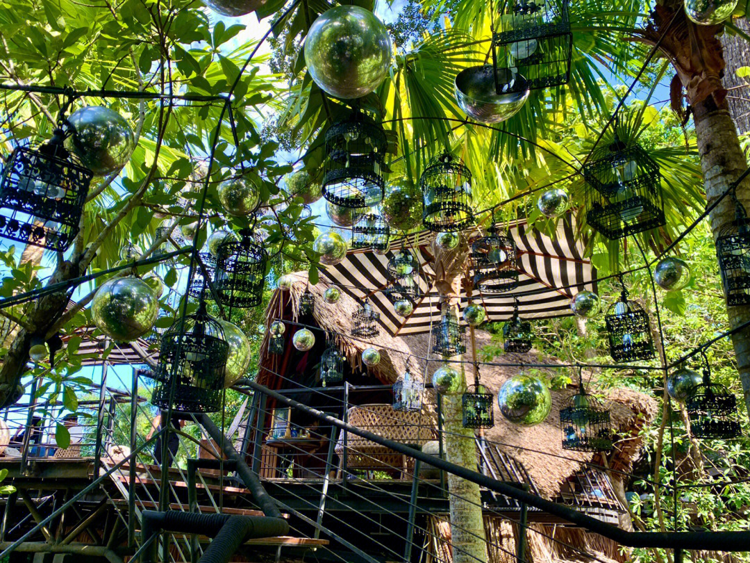普吉岛必打卡的森林树屋餐厅三只猴子