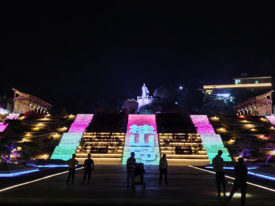 桂山夜景图片