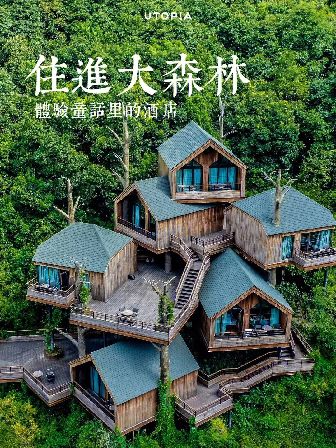 杭州住进森林树屋城堡乐园度假酒店