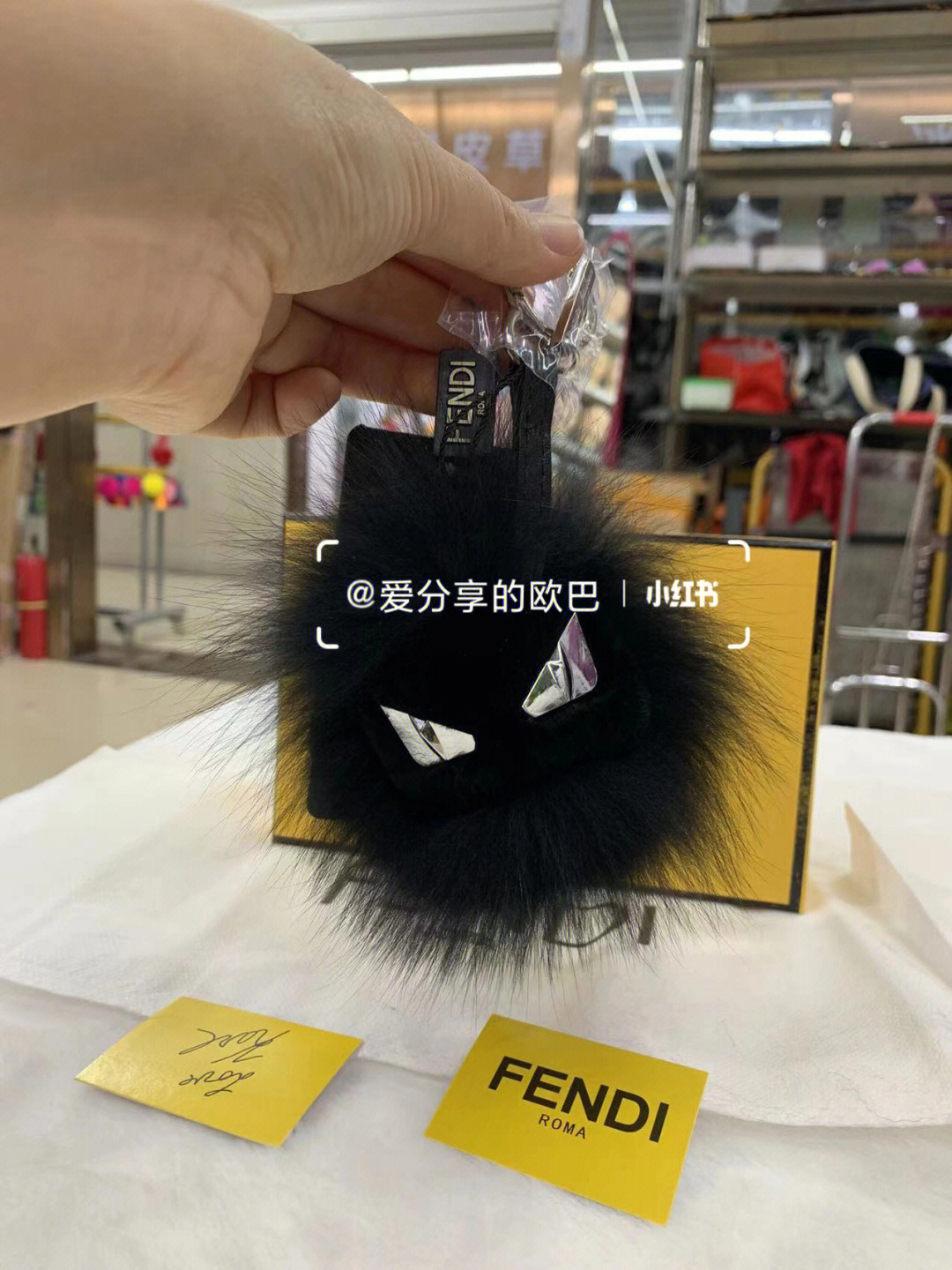 fendi芬迪毛球小怪兽最近又火了听说