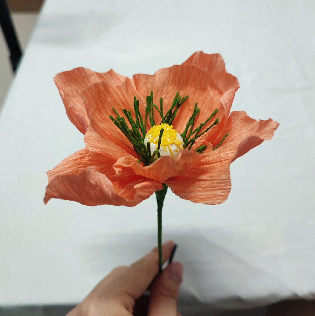 皱纹纸花朵教程图片