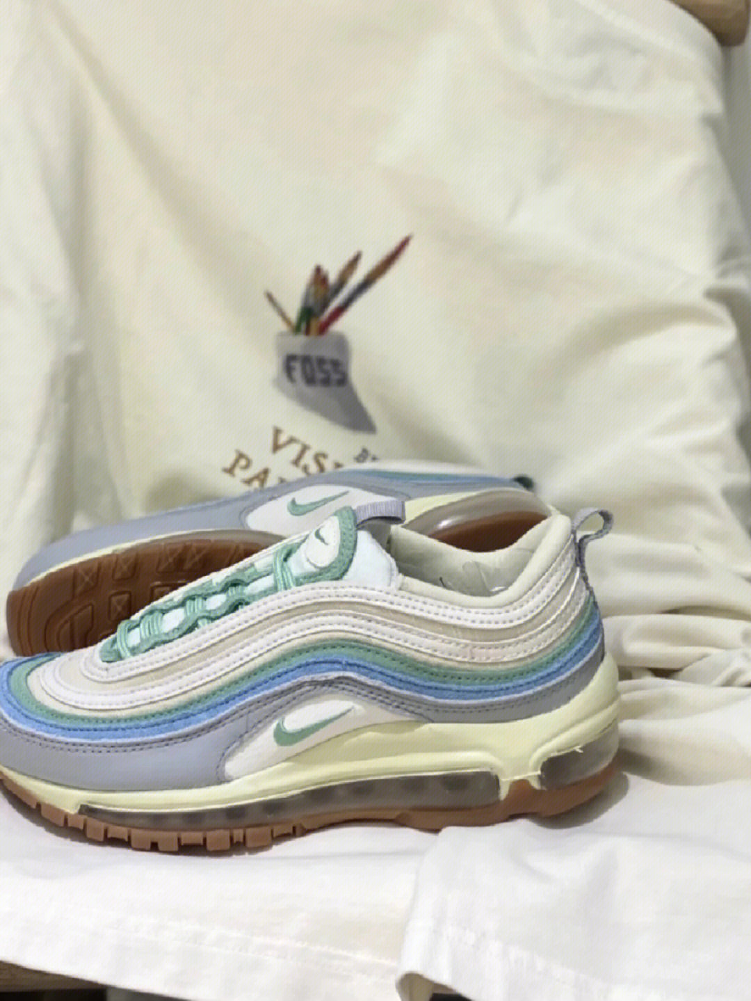 这双nikeairmax97配色真的太爱啦