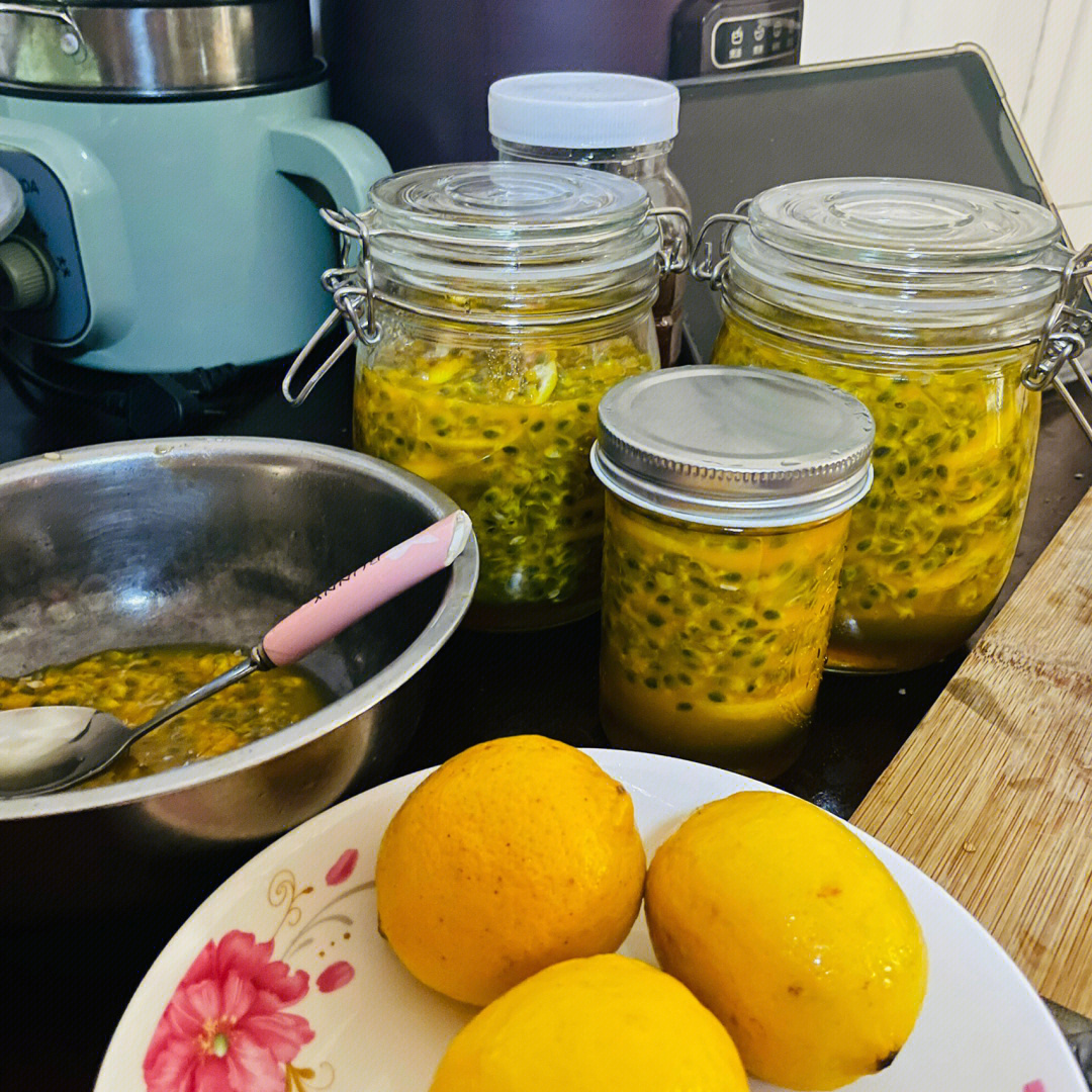 柠檬百香果蜂蜜的做法图片